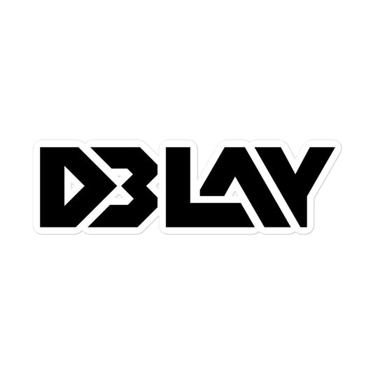 "D3LAY" Bubble-free Stickers